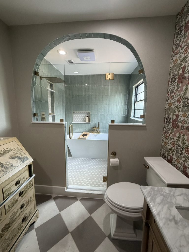 Dallas Bathroom Remodel Before & After: From Single Vanity to Spa-Style Retreat